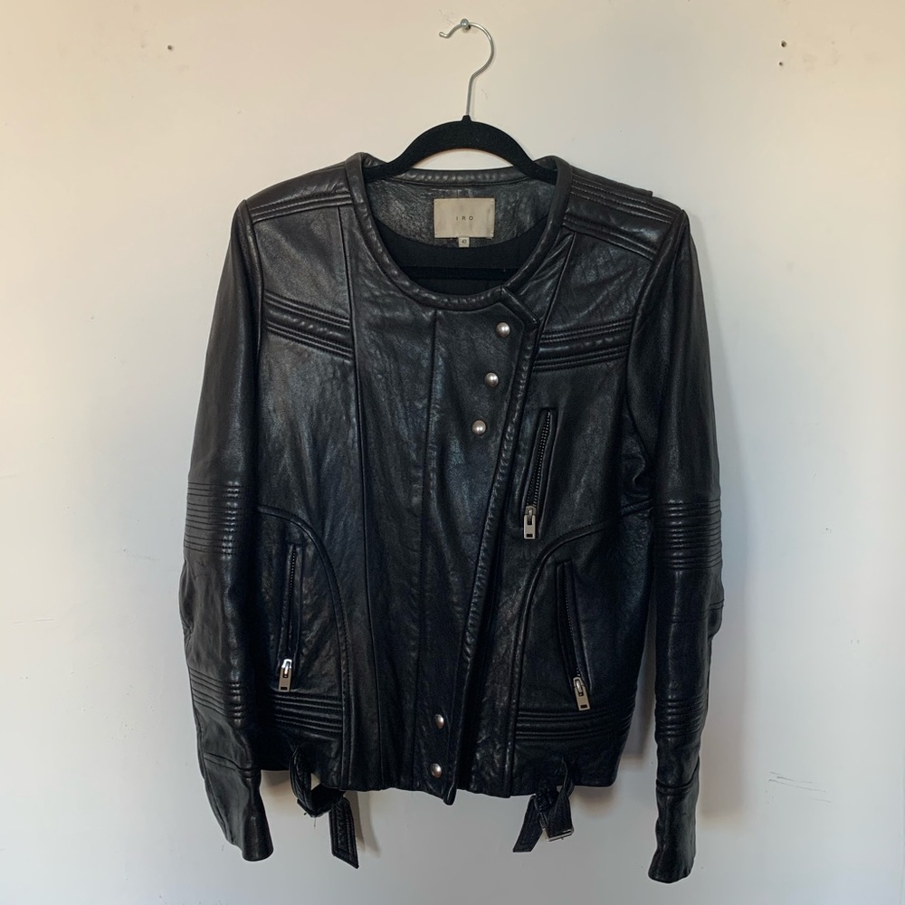 IRO Leather Jacket lamb leather